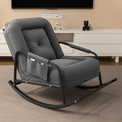 FAUTEUIL À BASCULE CANAPÉ INCLINABLE PLIABLE SALON TERRASSE JARDIN