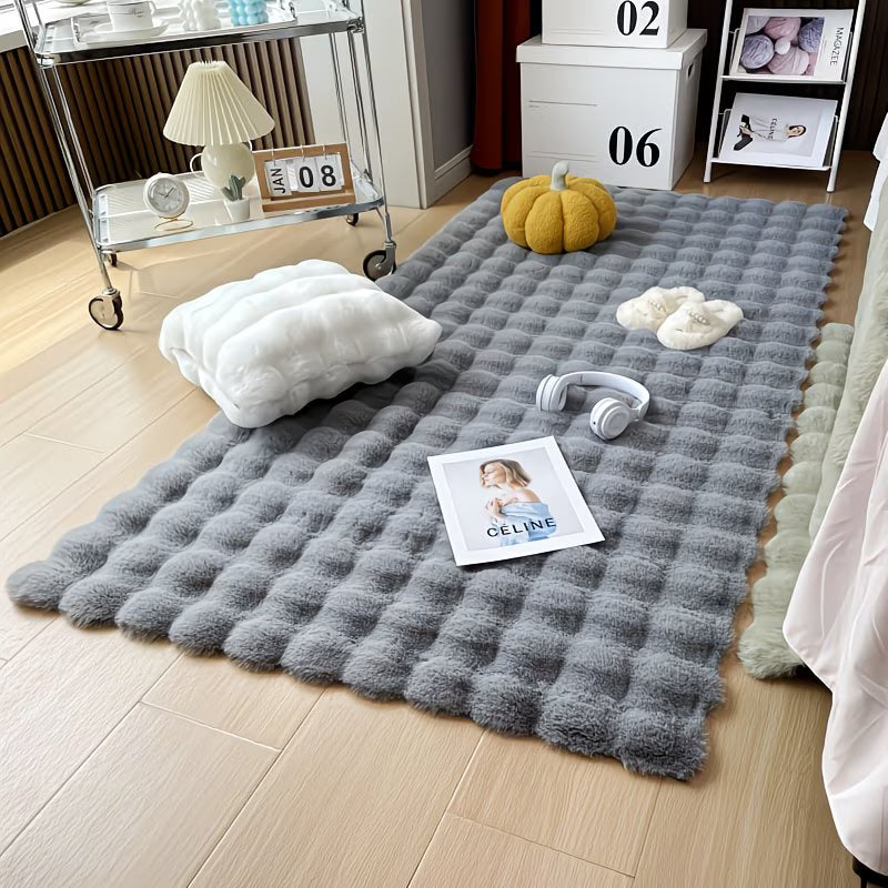 Tapis en Fausse Fourrure de Lapin
