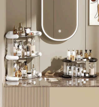 Étagère de Rangement de Cosmétiques à 3 Niveaux
