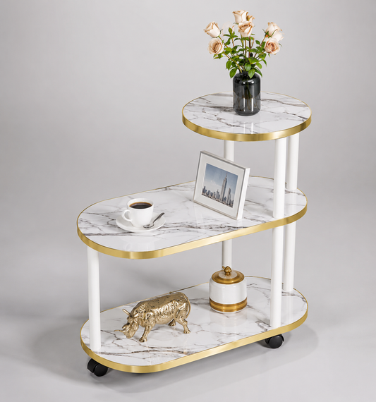 Table d'Appoint Multi-Niveaux