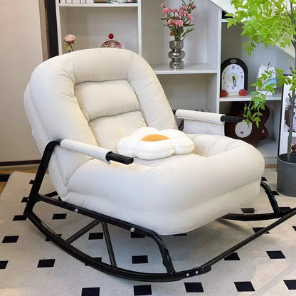 FAUTEUIL À BASCULE CANAPÉ INCLINABLE PLIABLE SALON TERRASSE JARDIN