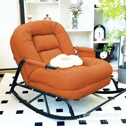 FAUTEUIL À BASCULE CANAPÉ INCLINABLE PLIABLE SALON TERRASSE JARDIN